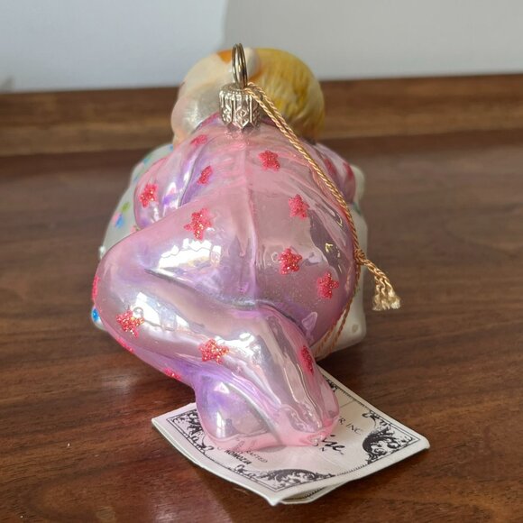 Kurt S. Adler Polonaise "Sweet Lullabye" Glass Baby Ornament 5" Komozja AP 1293 - Picture 7 of 17